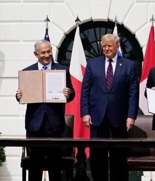 Israel signed historic diplomatic pacts with two Gulf Arab states